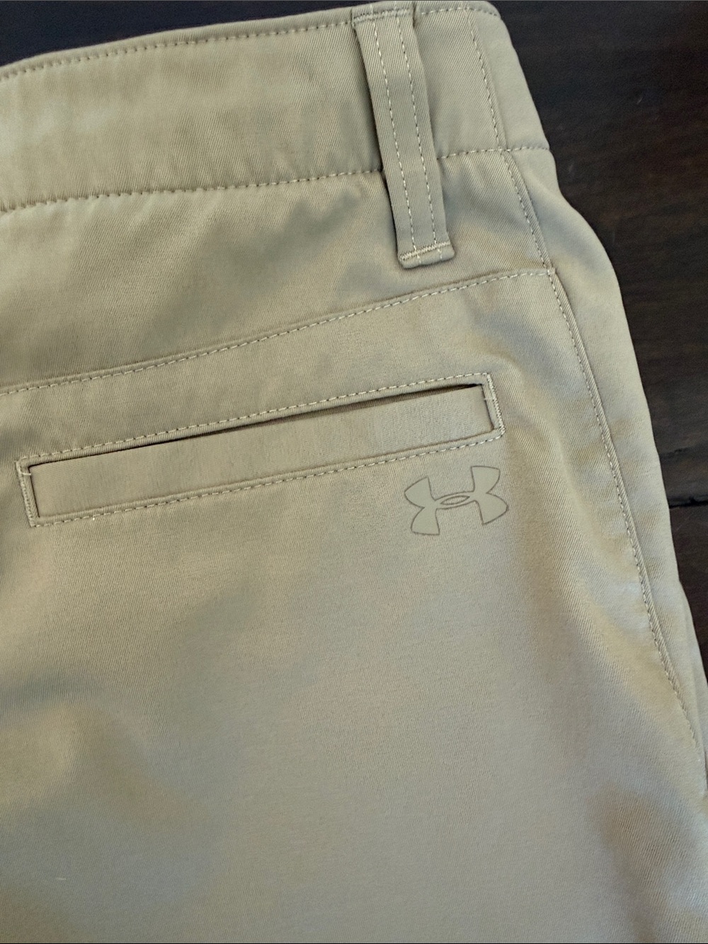 Boys Khaki Stretch Performance Shorts - Picture 4 of 7